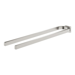 Полотенцедержатель двойной неповоротный Grohe Selection 41059DC0, суперсталь