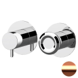 Смеситель для душа Remer Element ET92ZPWBRP, медь брашированная