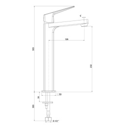 Фото Смеситель для раковины Paini Bari RTCR205LL хром