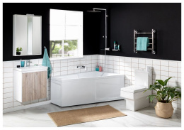 Мебель для ванной Aquanet Клио 60 дуб кантри/белый