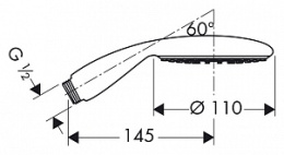 Ручной душ Hansgrohe Raindance (28508000) хром