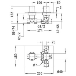 Teka 780220200 Термостат для душа