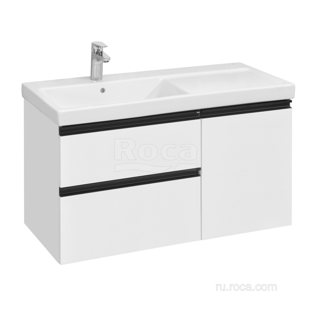 Фото Тумба под раковину Roca Domi (A857477806) белый глянцевый