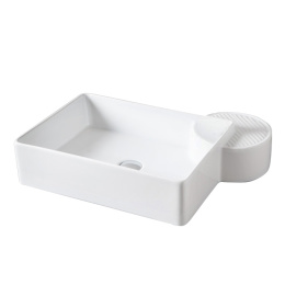 Фото Раковина накладная ArtCeram Cartesio (CAL002 01 99) белый