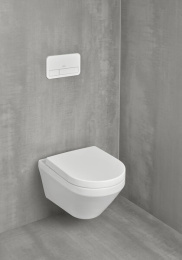 Фото Подвесной унитаз Villeroy & Boch Architectura (4694CL01) безободковый, сиденье микролифт, альпийский