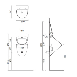 Писсуар Catalano Comfort (0932541001) белый