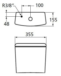 Фото Ideal Standard Active T421601 Бачок для унитаза