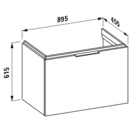 Тумба под раковину Laufen Kartell 4076010336311