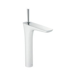 Смеситель для раковины Hansgrohe PuraVida (15072400) хром, белый