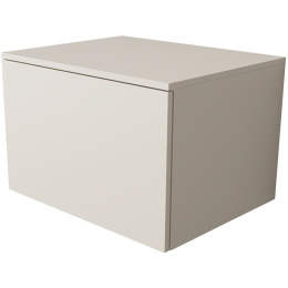 Velvex UNIQUE UNIT tpUNI.60.H40.Y.VY-221 Тумба подвесная выс. 40, выдв. ящик, внутр. ящик, шёлк шамп