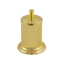 Фото Migliore Fortuna 28339 Баночка высокая H16 cм. с крышкой, золото