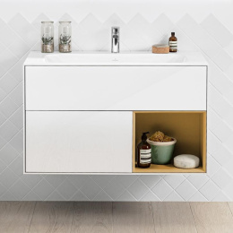 Villeroy Boch Finion G040HFMT Тумба под раковину 996х498 мм (gold matt/white matt)