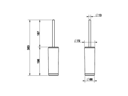 Ершик для унитаза Ершик для унитаза Gessi Emporio (38845#031) хром