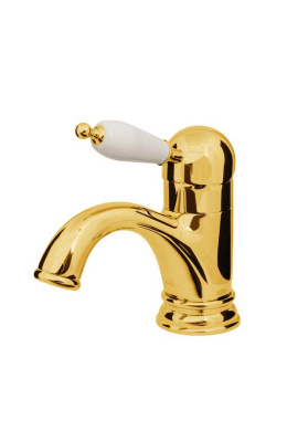 Фото Смеситель для умывальника Boheme Tradizionale Oro (281) золото