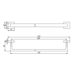 Фото Держатель для полотенец Paini Dax-DaxR 84CR002 хром