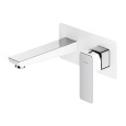 Omnires Parma PM7415CRB Смеситель для умывальника скрытого монтажа (хром/белый)
