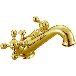 Смеситель для раковины Cisal Arcana Ceramic AC00051024, золото