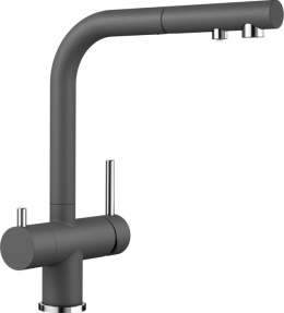 Фото Blanco Fontas 525207 Смеситель для кухни, выдвижной излив, встроенный излив для питьевой воды с запо