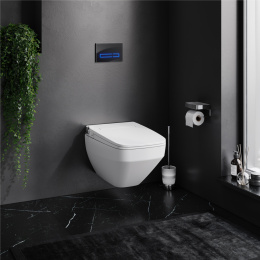 Инсталляция + унитаз + клавиша Am.Pm Inspire 2.0 (IS450A38.CCC50A) синий