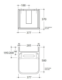 Фото Тумба под раковину 40 см Kerasan Inka 911001