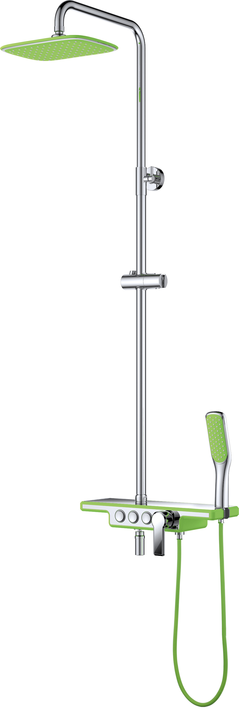 Душевая система D&K Berlin.Humboldt (DA1443712B13) зеленый