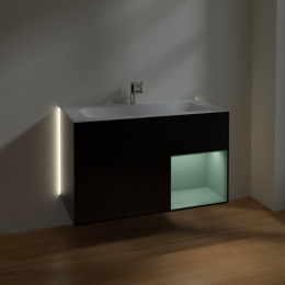 Villeroy Boch Finion G040GMPH Тумба под раковину 996х498 мм (olive matt/glossy black)