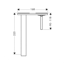 Hansgrohe Axor Citterio 39115000 Смеситель для раковины