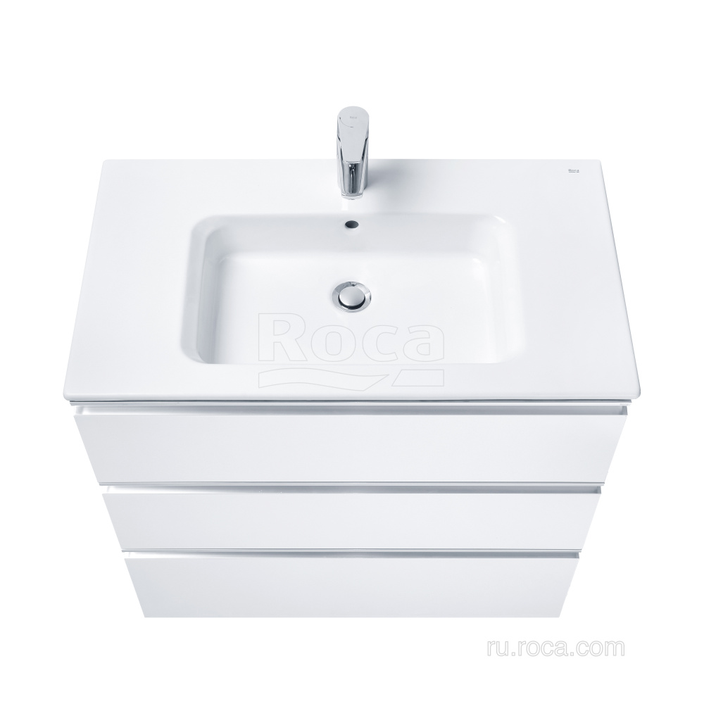 Тумба под раковину Roca Gap (A857406806) белый глянцевый