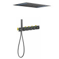Душевая система встроенная с термостатом Timo Petruma SX-5229/03SM черный