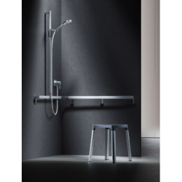 Фото Табурет Keuco Axess 35082370037, цвет черный матовый/черный