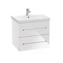 Villeroy Boch Avento A89000B4 Тумба под раковину 630х452 мм (белое стекло)