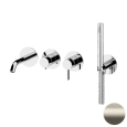 Смеситель для ванны Remer Metrica MC53D2PXV, сталь