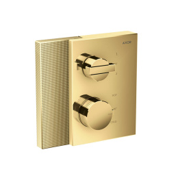 Фото Axor Edge 46761990 Встраиваемый термостат для душа, на 2 источник с запорно-перекл.вентилем (внешняя