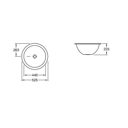 Раковина 61804301 VILLEROY&BOCH Loop Friends