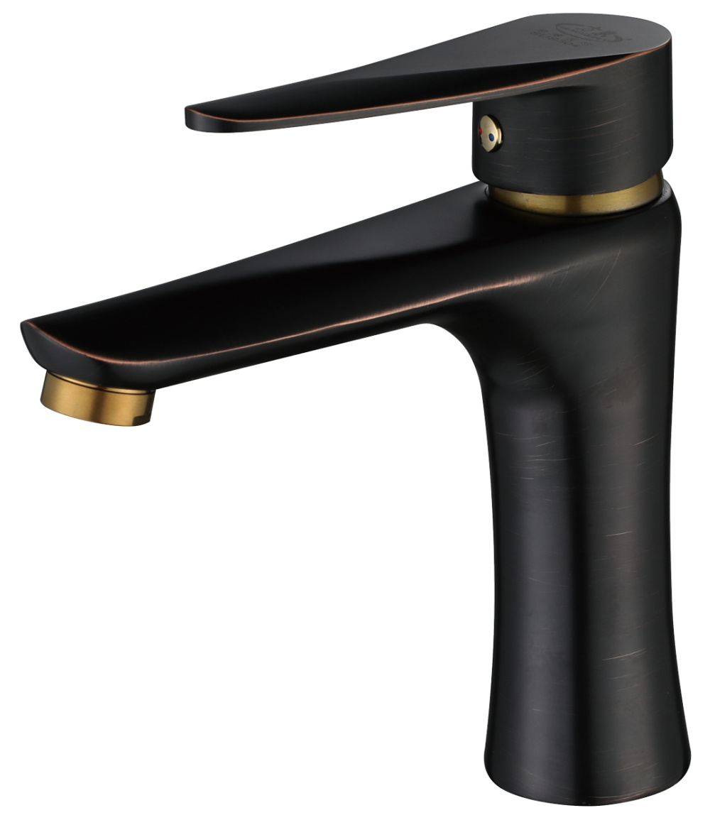 Фото Смеситель для раковины ПСМ-ПРОФСАН PSM-301-5 STEEL тип См-УмОЦБА Черный-бронза