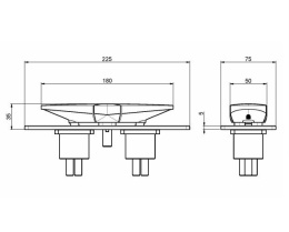 Двойной смеситель для душа F3929X2CR FIMA Carlo Frattini Eclipse
