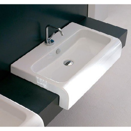 Раковина 45 см ArtCeram La Fontana (LFL004) белый