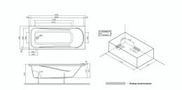 Акриловая ванна 170x70 Am.Pm (W75A-170-070W-KL)