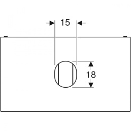 Тумба под раковину Geberit VariForm 501.166.00.1, 90 см, с сифоном, цвет тёмно-серый