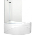 Шторка для ванны Aquanet Beta 2 NF7221-2 hinge L, прозрачное стекло