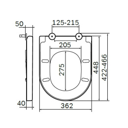 Сиденье для унитаза Am.Pm Spirit 2.0 (C707855WH) белый, глянцевый