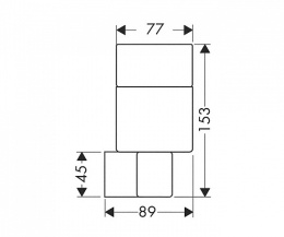 Стакан для щеток Axor SteeL 41234800 sntx