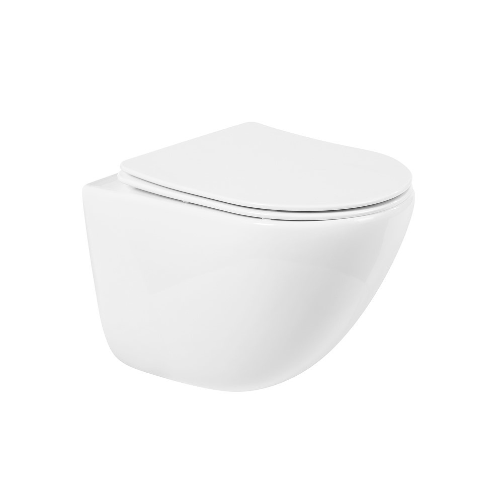 Комплект 4 в 1 Унитаз подвесной BelBagno AMANDA BB051CHR с сиденьем BB051SC + Система инсталляции