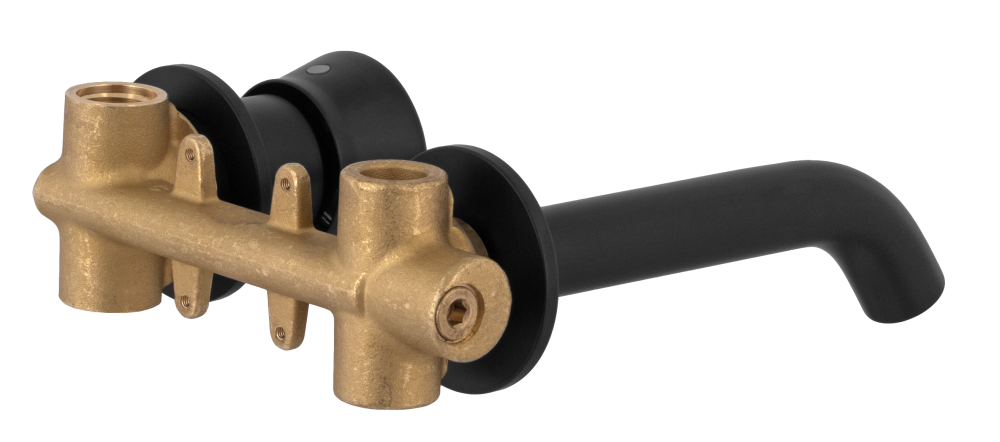 Фото Смеситель для раковины Remer Element ET15PNO, черный матовый