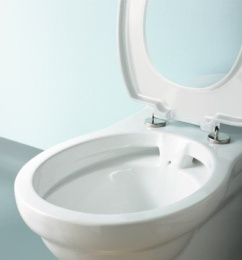 Промо-комплект 4 в 1 Ideal Standard для пожилых людей и инвалидов с подвесным унитазом CONTOUR S3069