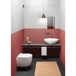 Унитаз подвесной GSI PURA 880211 460 мм х 350 мм, Swirlflush, для крепежа FISR2, белый глянцевый