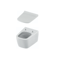 Унитаз TECE TECEneo 9700215 подвесной, шгв 36,8*54*36,5 Cera clean, с тонкой крышкой-сиденьем, цвет-