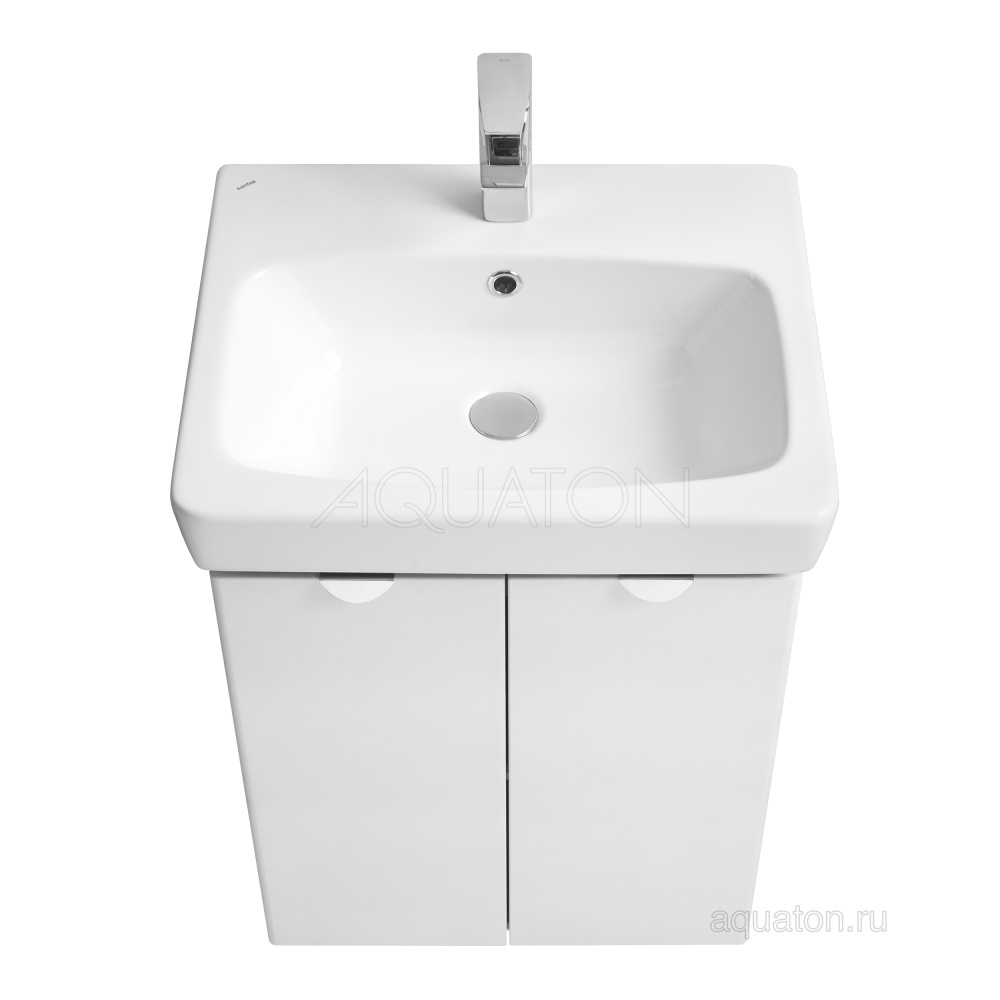 Фото Тумба под раковину Aquaton Скай PRO 55 белый глянец 1A238101SY010