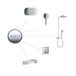 Фото Смеситель для душа Hansgrohe ShowerSelect (15763340) шлифованный черный хром