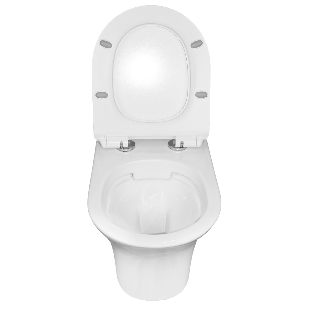 Унитаз подвесной Azario FRETTA ROUND (AZ-2617E) Белый